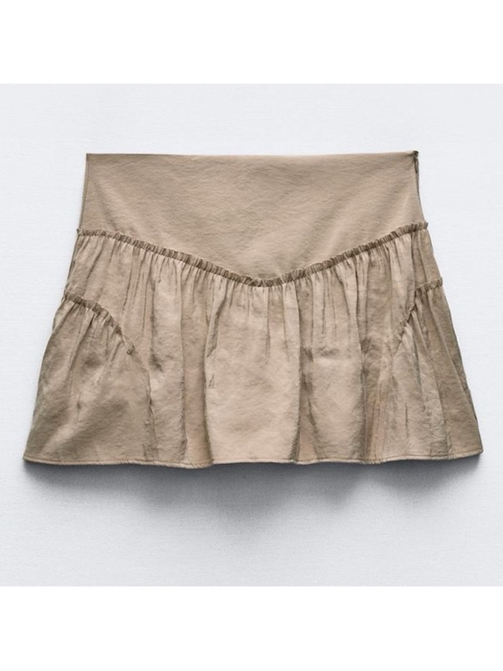 Zara Mini Skort - Taupe